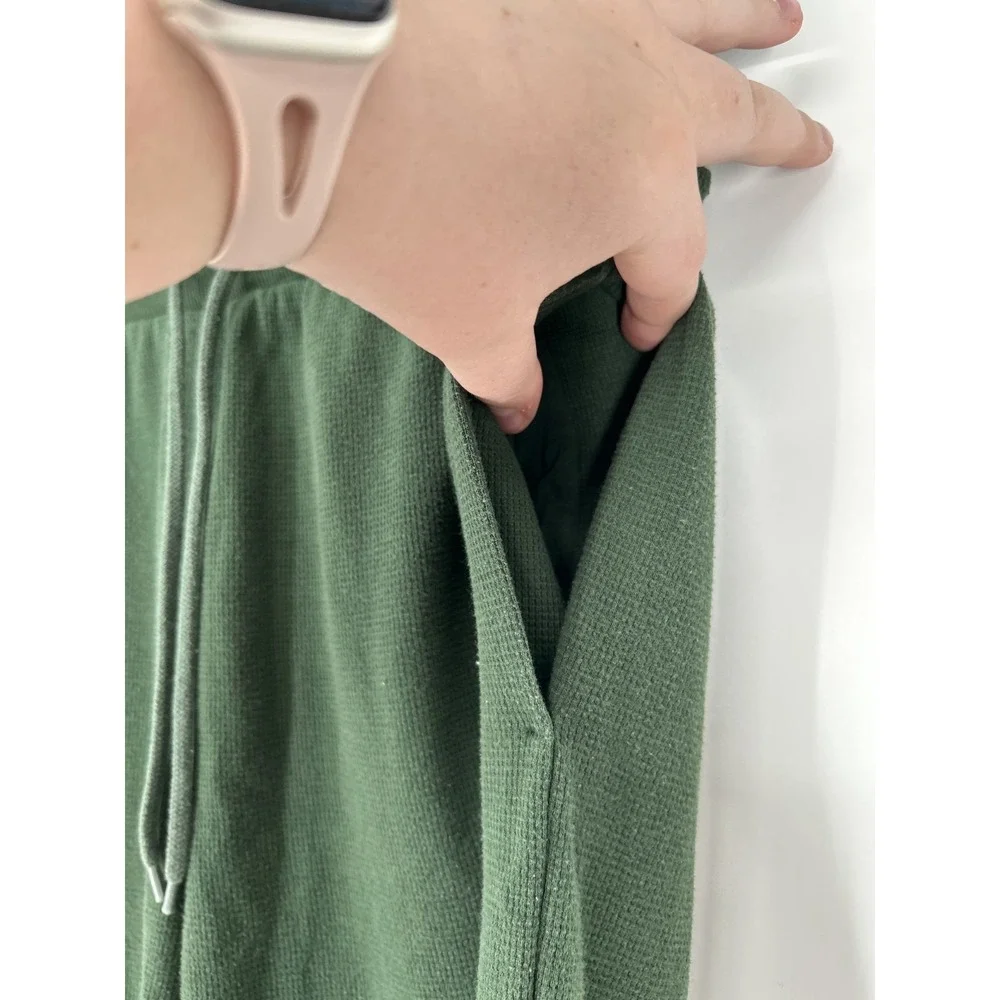 Aritzia Sunday‎ Best Joggers Sweatpants Pants Small Thermal Waffle Knit Tapered